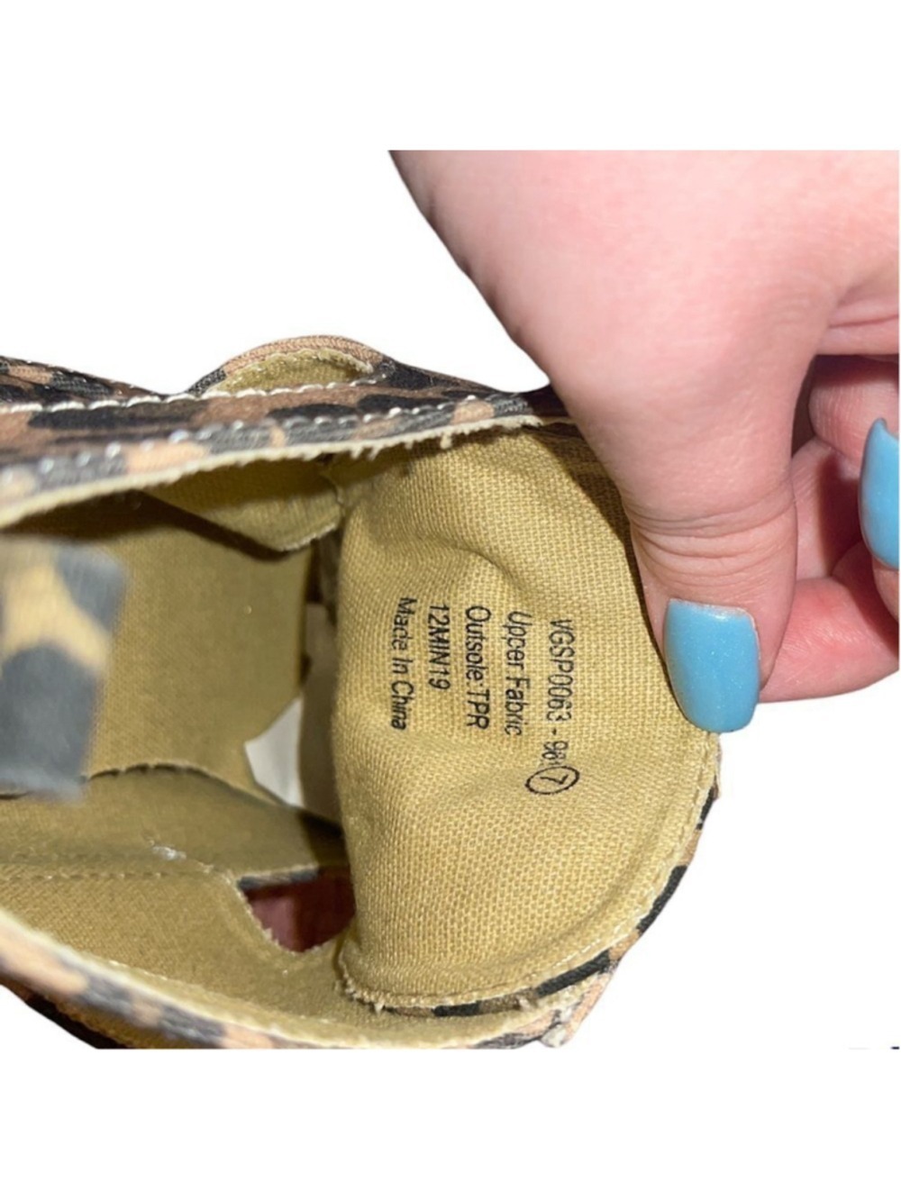 VERY G | Kendra Wedge Sneaker - Leopard Print 7 - Picture 5 of 7
